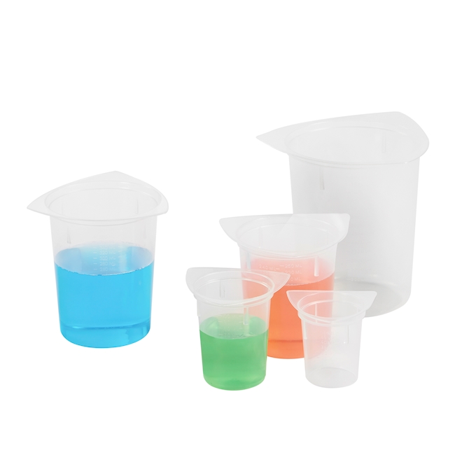 Tricorn Beakers PP 50 ml